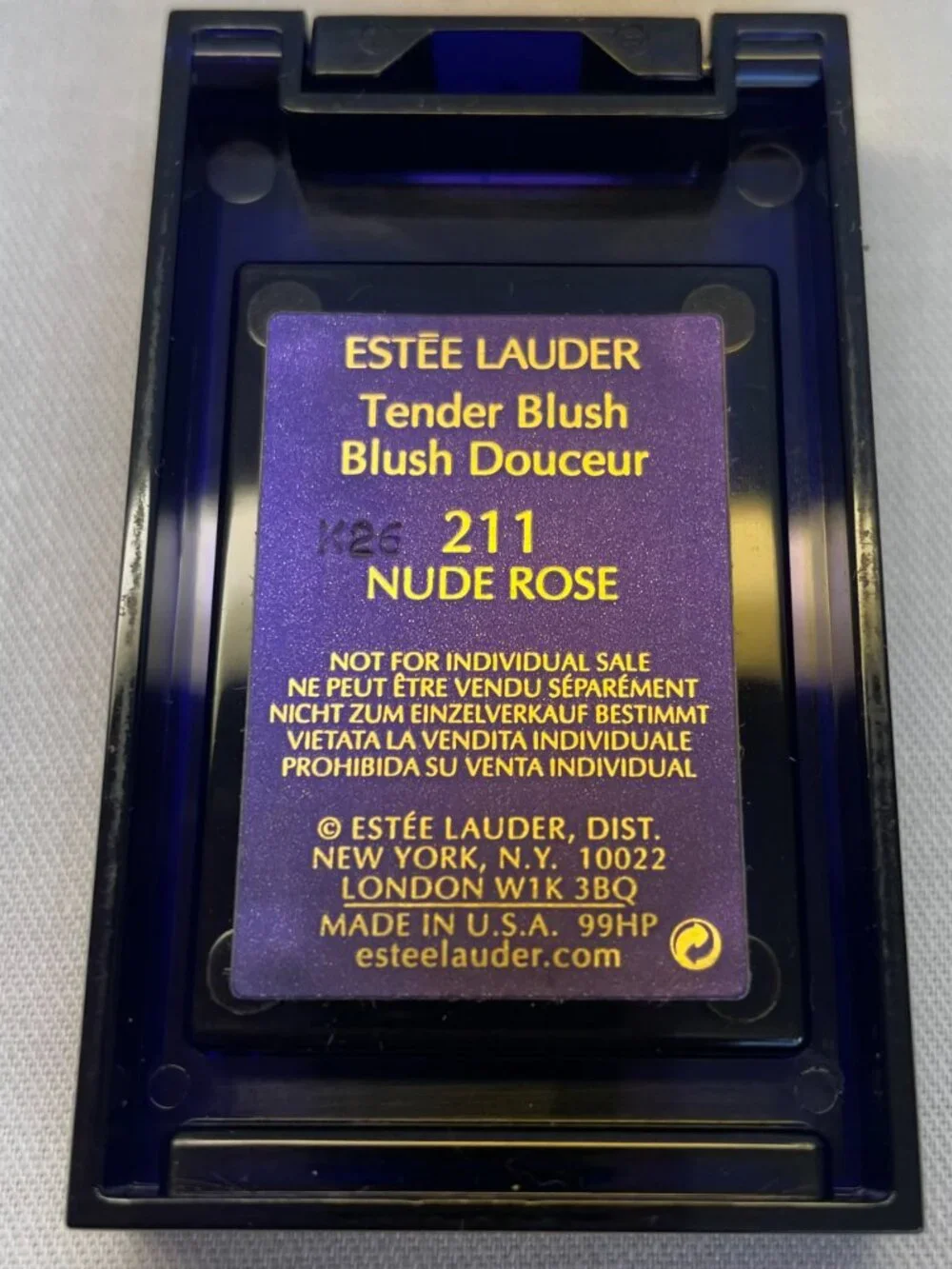 Vintage Estee Lauder Tender Blush 211 NUDE ROSE Travel Size NWOB Discontinued